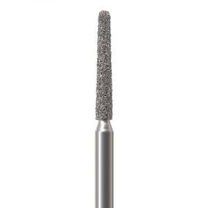 Fresa diamantada FG, cono, redondo, largo